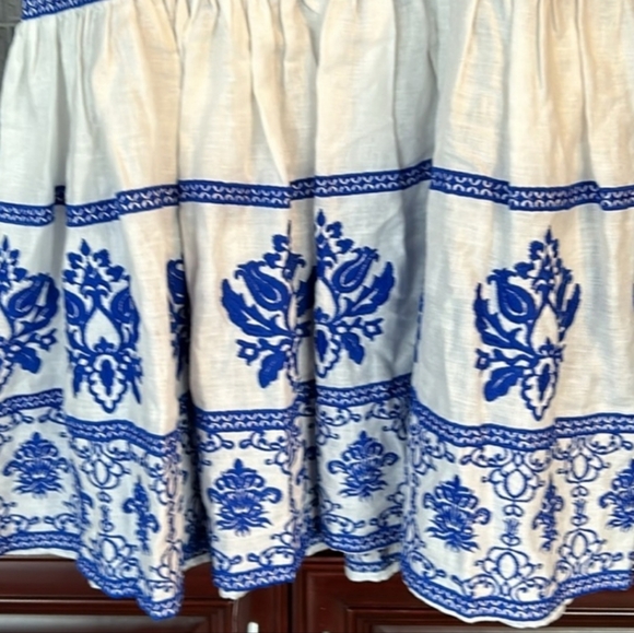 ZARA brand new embroidered tiered skirt- Size XS - Picture 6 of 6